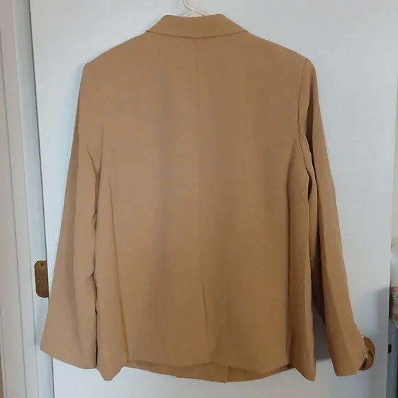 A New Day, Beige Double-Breasted Blazer.Size XL - Picture 2 of 11